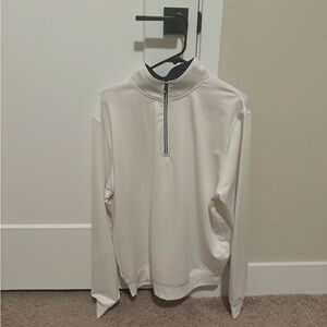 FootJoy Pullover - White/ Navy - Medium